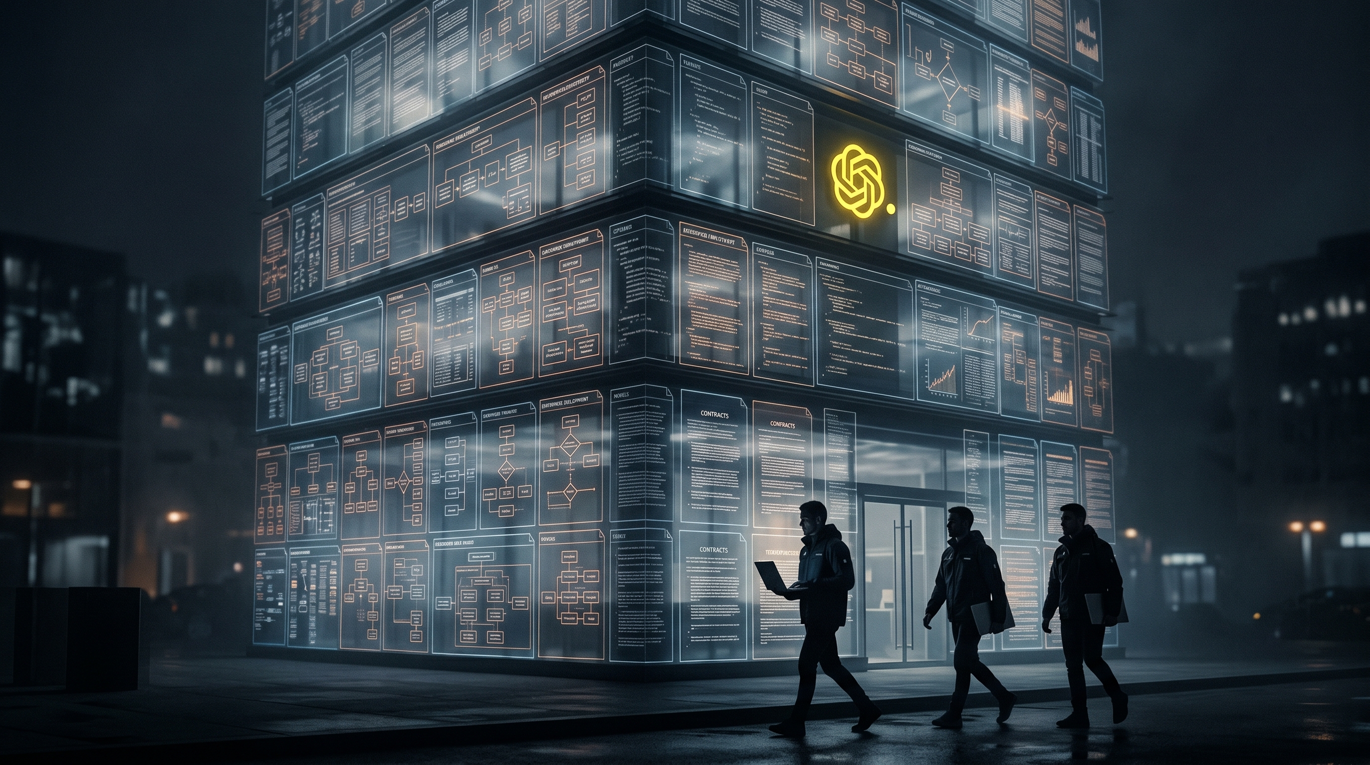 Editorial cover suggesting an AI lab moving into enterprise deployment work